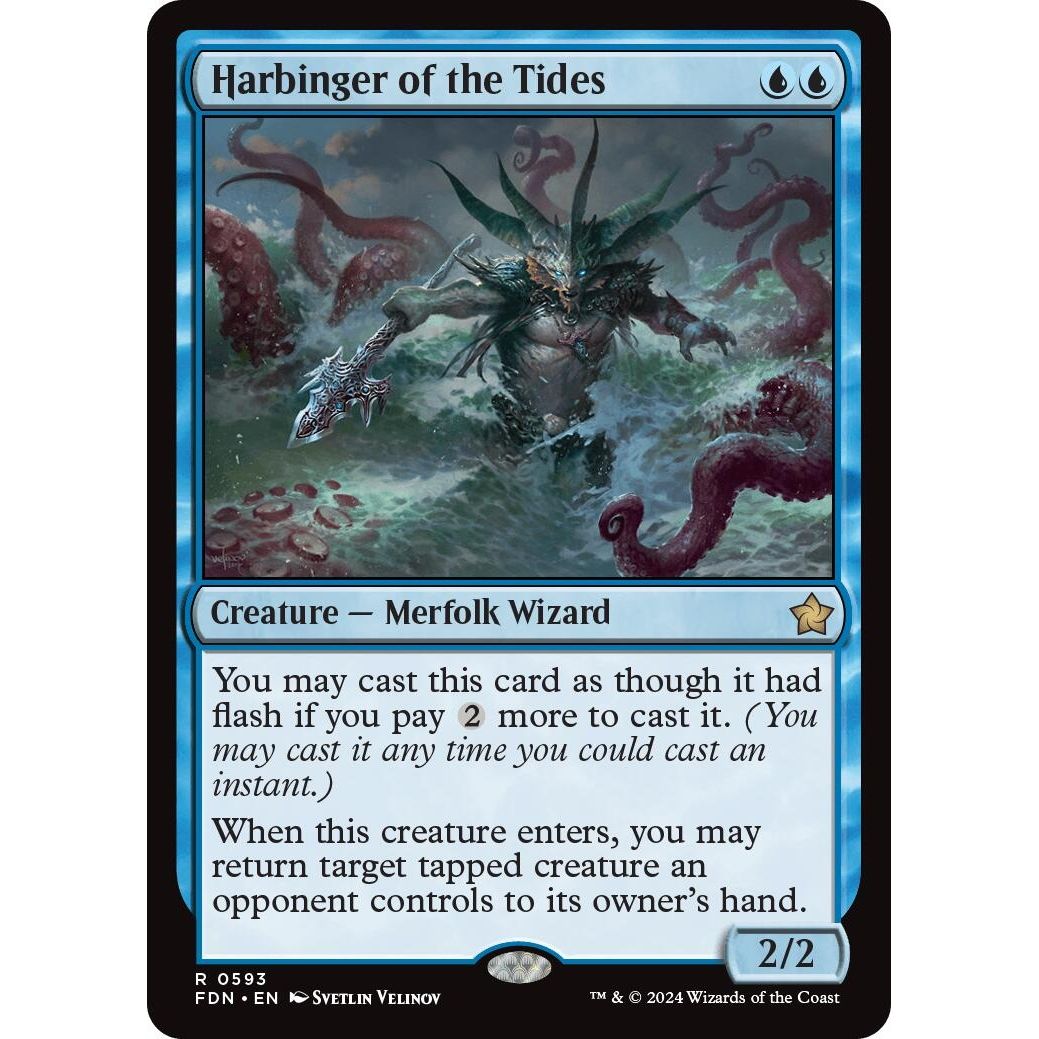 Image for Harbinger of the Tides (593) (FDN) - Magic: The Gathering