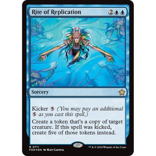 Image for Rite of Replication (711) (FDN) - Magic: The Gathering