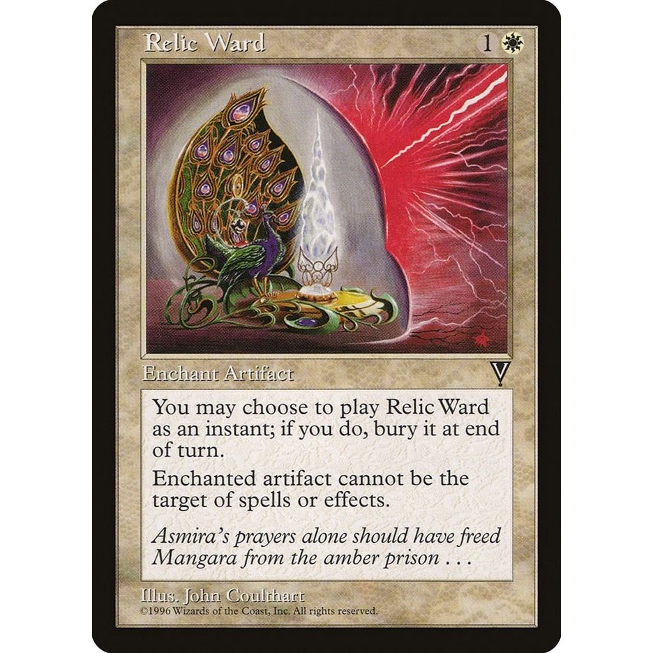 Image for Relic Ward (VIS) - Magic: The Gathering