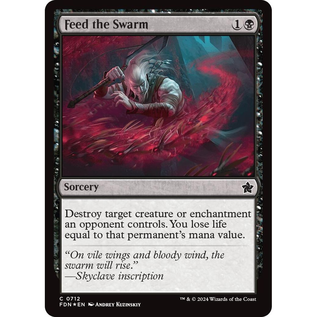 Image for Feed the Swarm (712) (FDN) - Magic: The Gathering