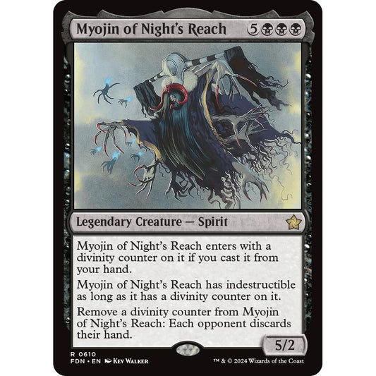 Image for Myojin of Night's Reach (610) (FDN) - Magic: The Gathering