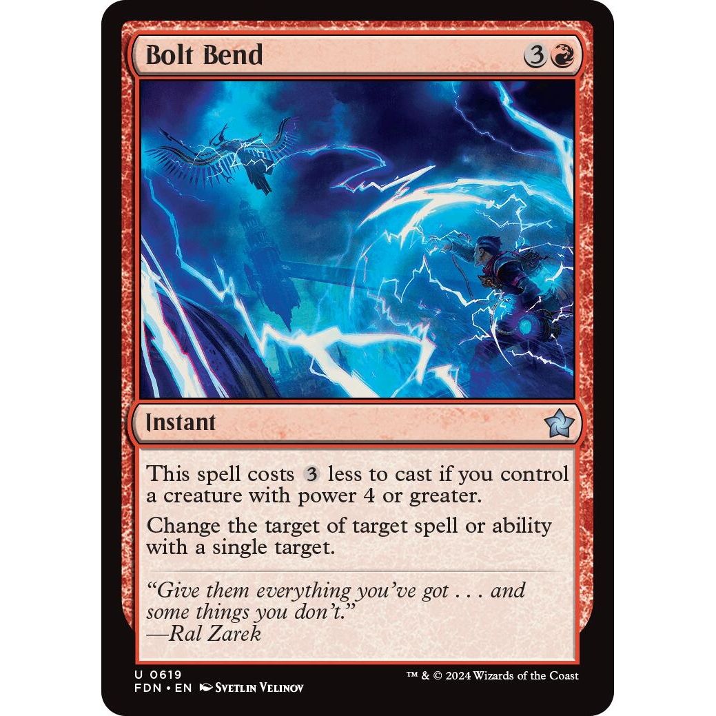 Image for Bolt Bend (619) (FDN) - Magic: The Gathering
