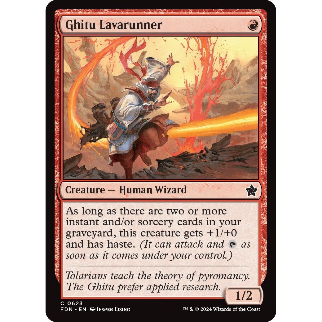 Image for Ghitu Lavarunner (623) (FDN) - Magic: The Gathering