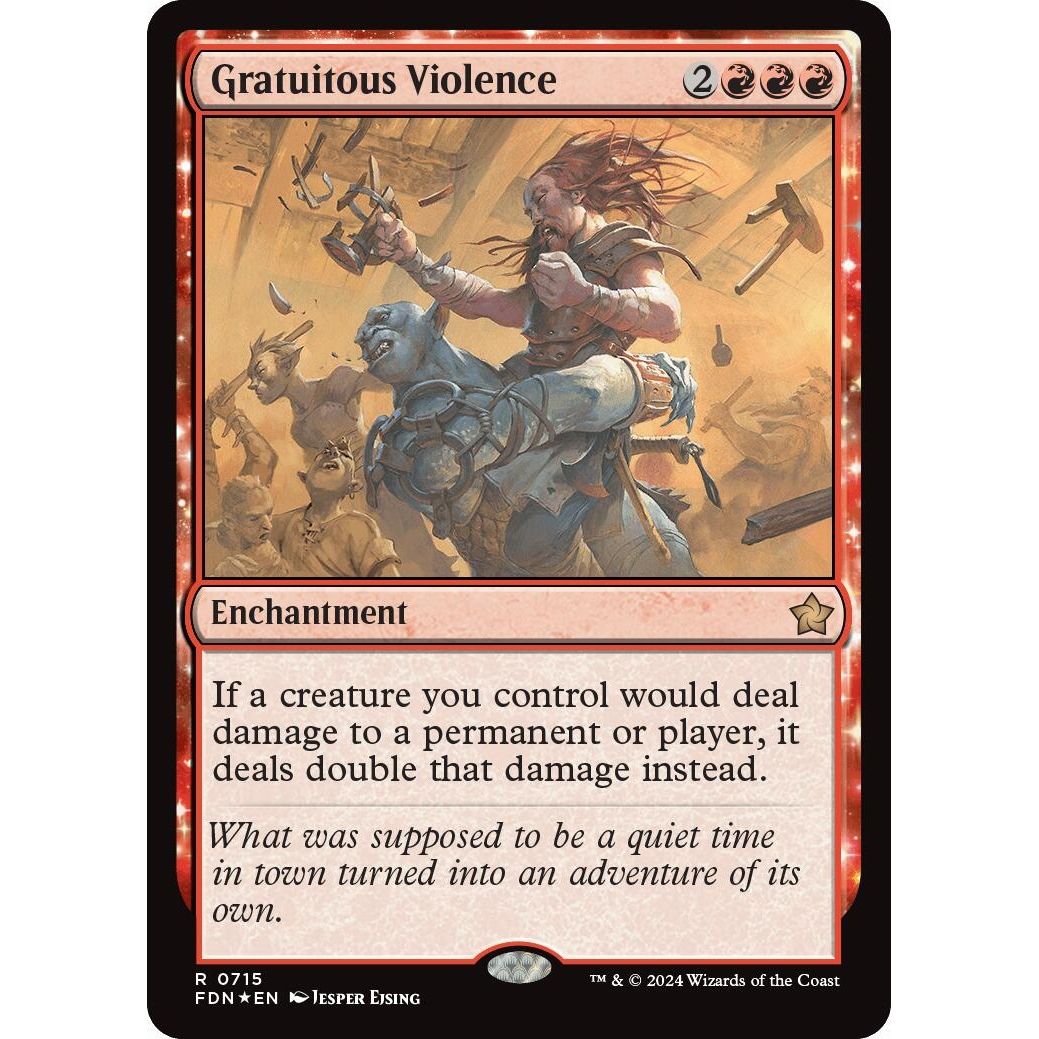 Image for Gratuitous Violence (715) (FDN) - Magic: The Gathering