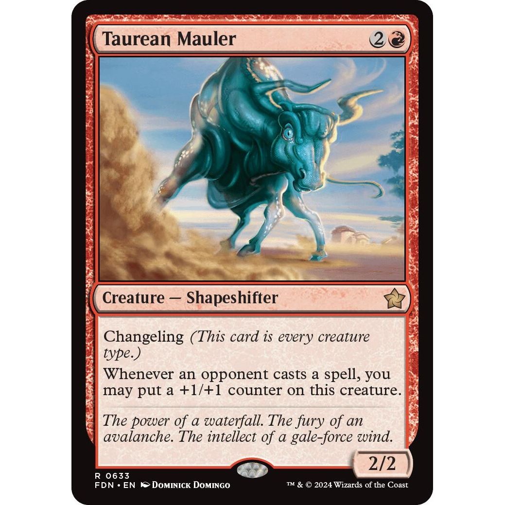 Image for Taurean Mauler (633) (FDN) - Magic: The Gathering