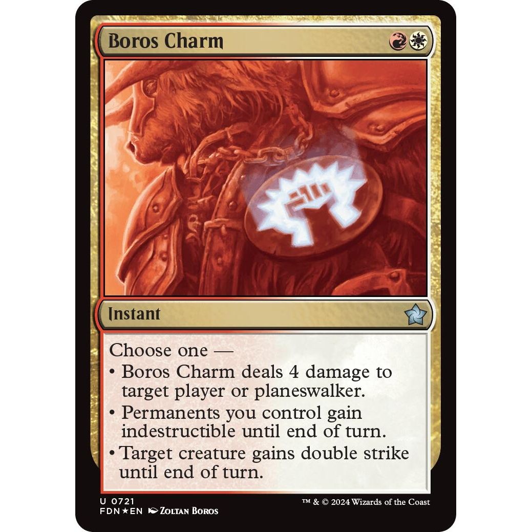 Image for Boros Charm (721) (FDN) - Magic: The Gathering