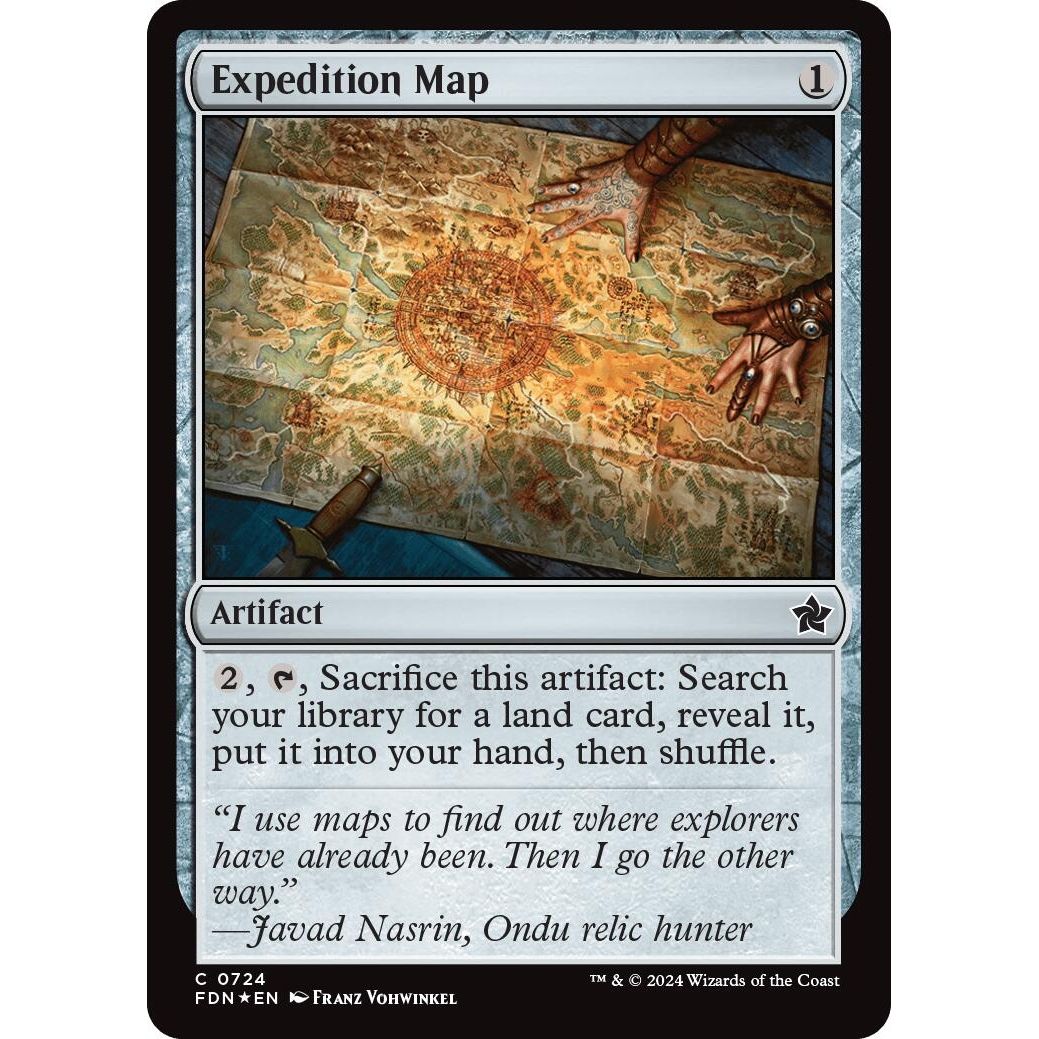 Image for Expedition Map (724) (FDN) - Magic: The Gathering