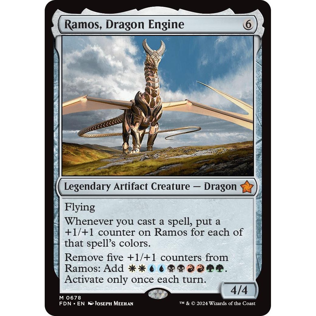 Image for Ramos, Dragon Engine (678) (FDN) - Magic: The Gathering