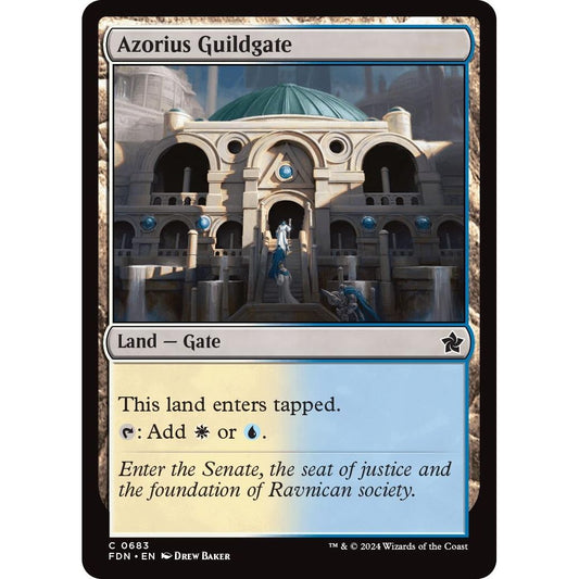 Image for Azorius Guildgate (683) (FDN) - Magic: The Gathering
