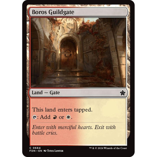 Image for Boros Guildgate (684) (FDN) - Magic: The Gathering