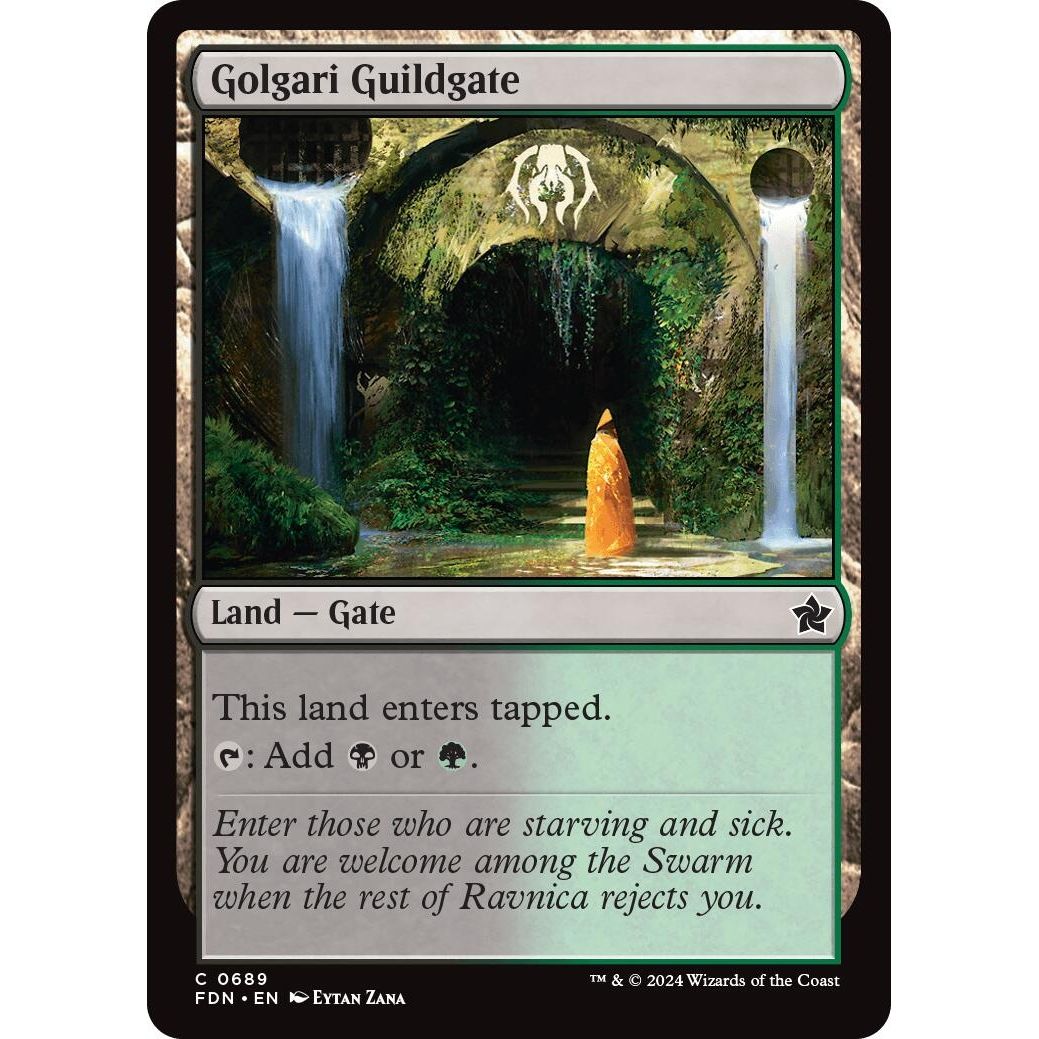 Image for Golgari Guildgate (689) (FDN) - Magic: The Gathering