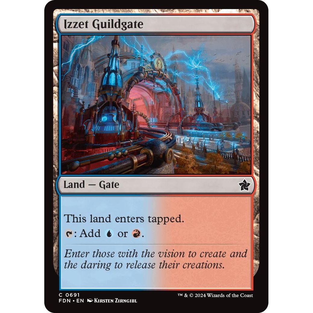 Image for Izzet Guildgate (691) (FDN) - Magic: The Gathering