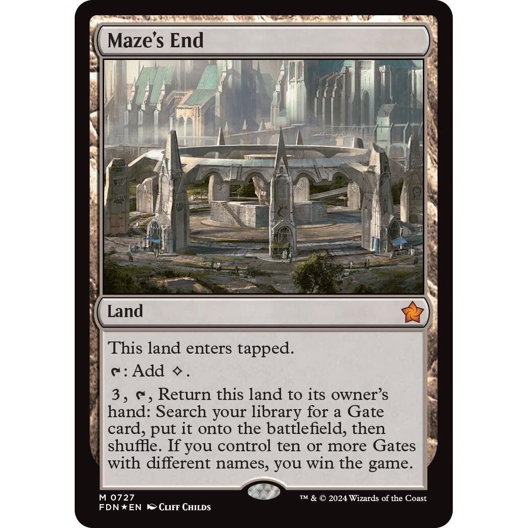 Image for Maze's End (727) (FDN) - Magic: The Gathering
