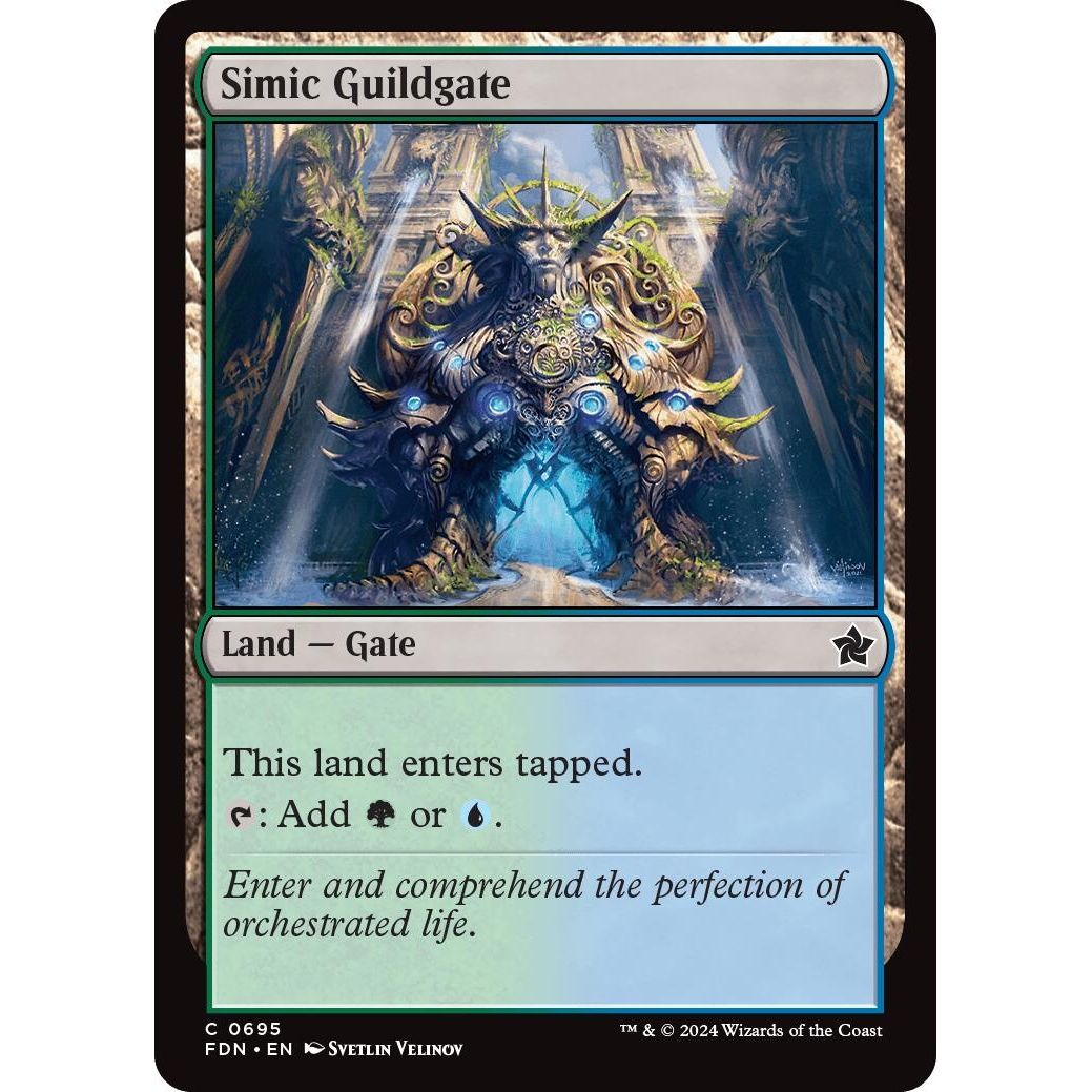 Image for Simic Guildgate (695) (FDN) - Magic: The Gathering