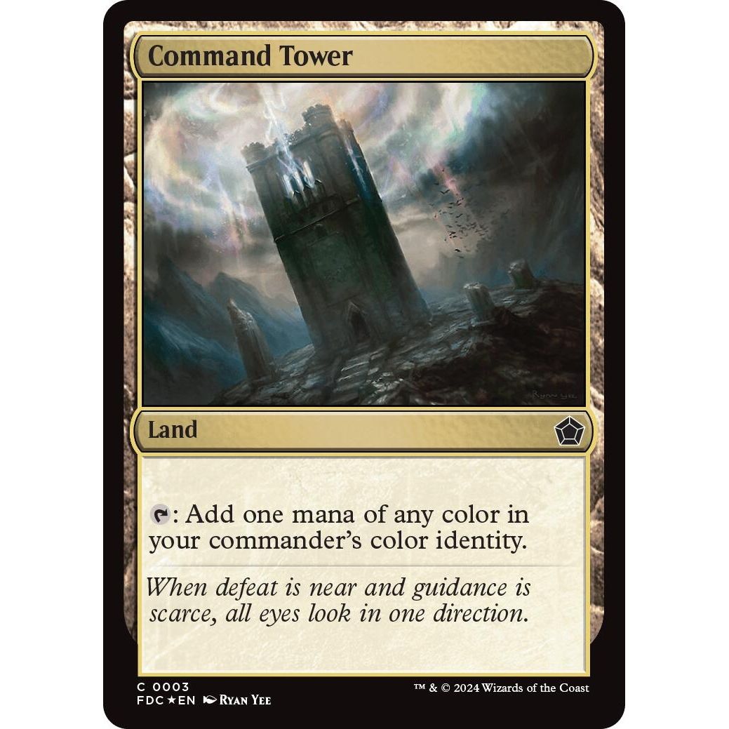 Image for Command Tower (3) (FDC) - Magic: The Gathering
