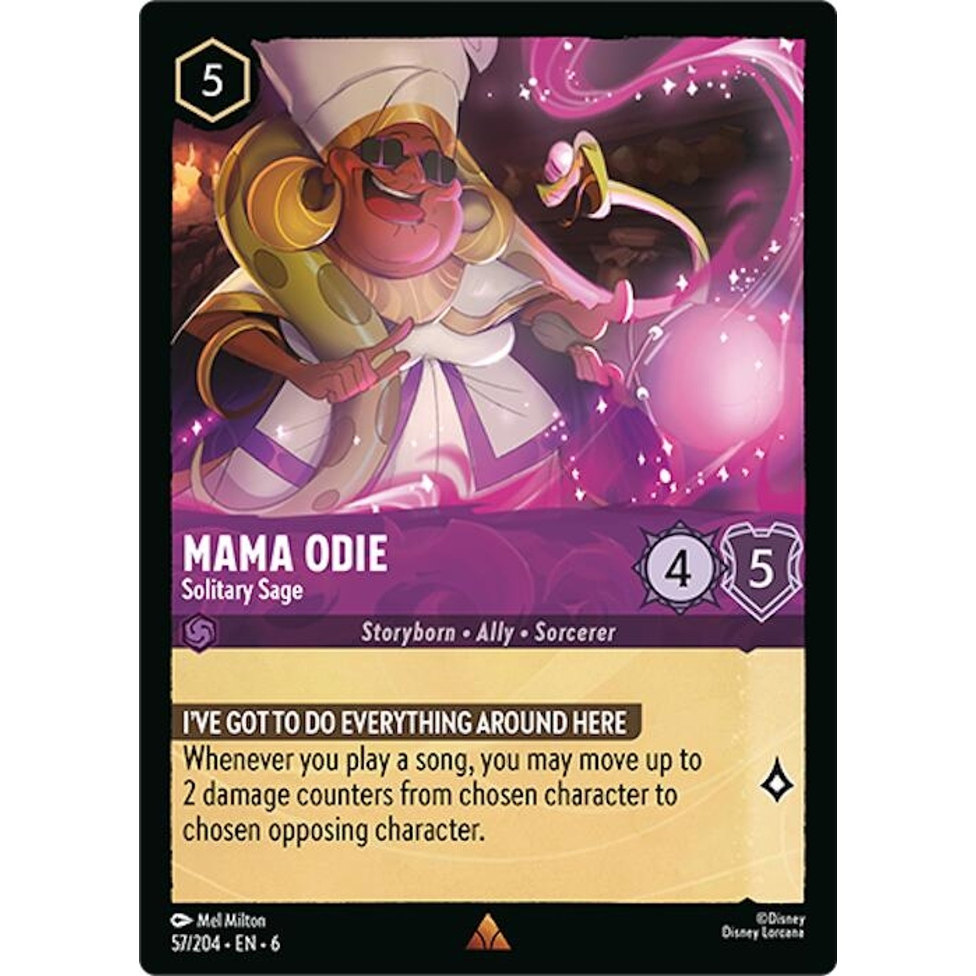 Image for Mama Odie - Solitary Sage (57/204) (6) - Disney Lorcana