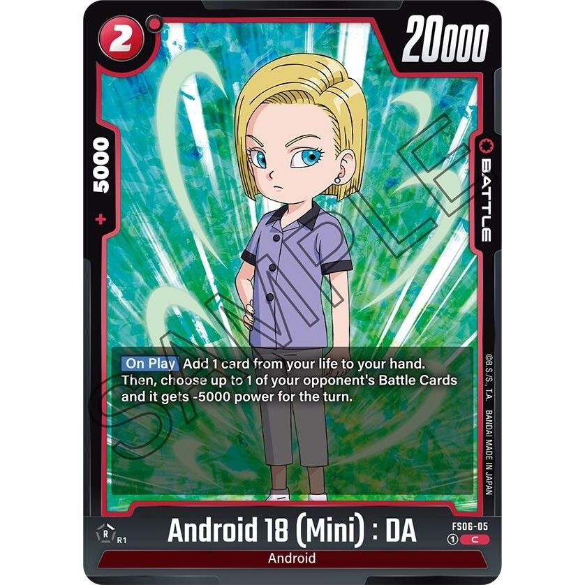 Image for Android 18 (Mini) : DA (FS06-05) (FS06) - Dragon Ball Super: Fusion World