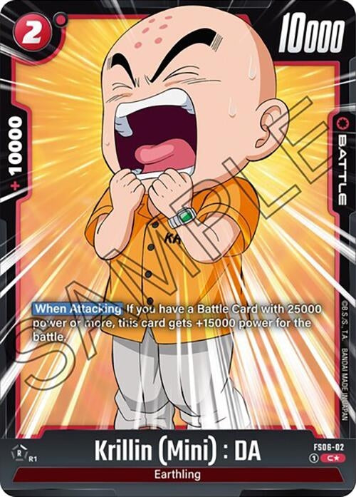 Image for Krillin (Mini) : DA (Bonus Pack Alternate Art) (FS06-02) (FS06) - Dragon Ball Super: Fusion World