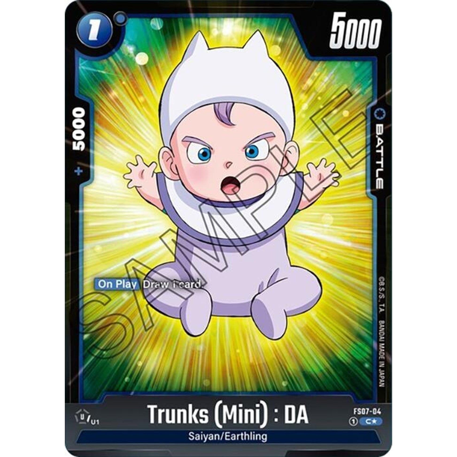 Image for Trunks (Mini) : DA (Bonus Pack Alternate Art) (FS07-04) (FS07) - Dragon Ball Super: Fusion World