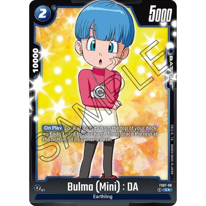 Image for Bulma (Mini) : DA (Bonus Pack Alternate Art) (FS07-06) (FS07) - Dragon Ball Super: Fusion World