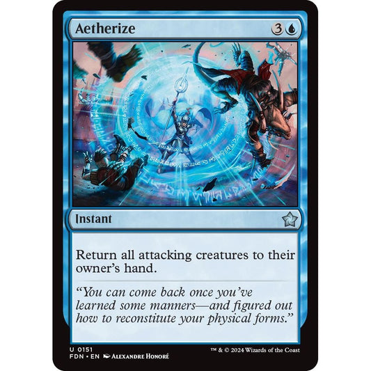 Image for Aetherize (151) (FDN) - Magic: The Gathering