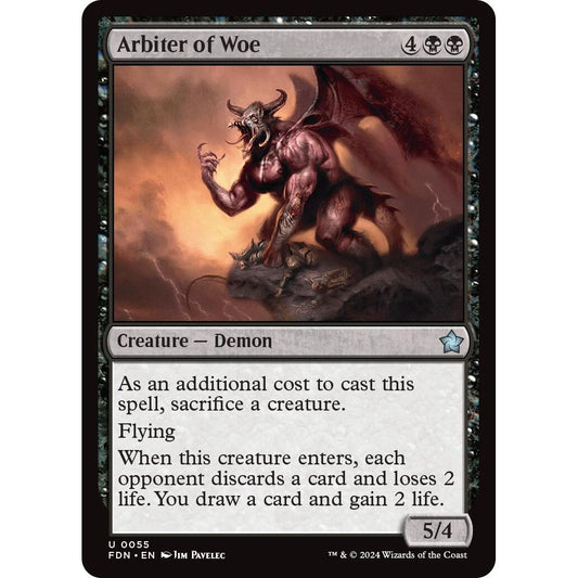 Image for Arbiter of Woe (55) (FDN) - Magic: The Gathering