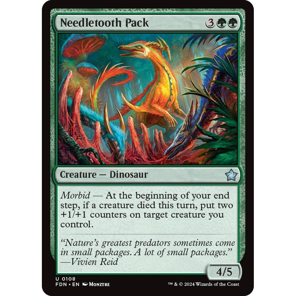 Image for Needletooth Pack (108) (FDN) - Magic: The Gathering
