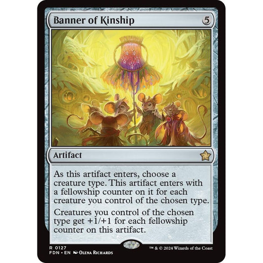 Image for Banner of Kinship (127) (FDN) - Magic: The Gathering