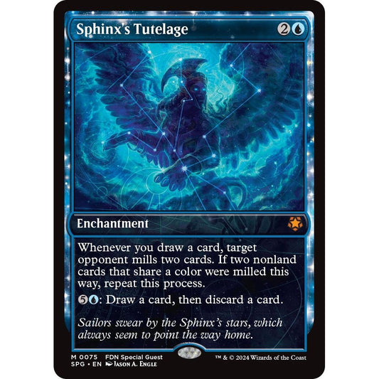 Image for Sphinx's Tutelage (Showcase) (75) (SPG) - Magic: The Gathering