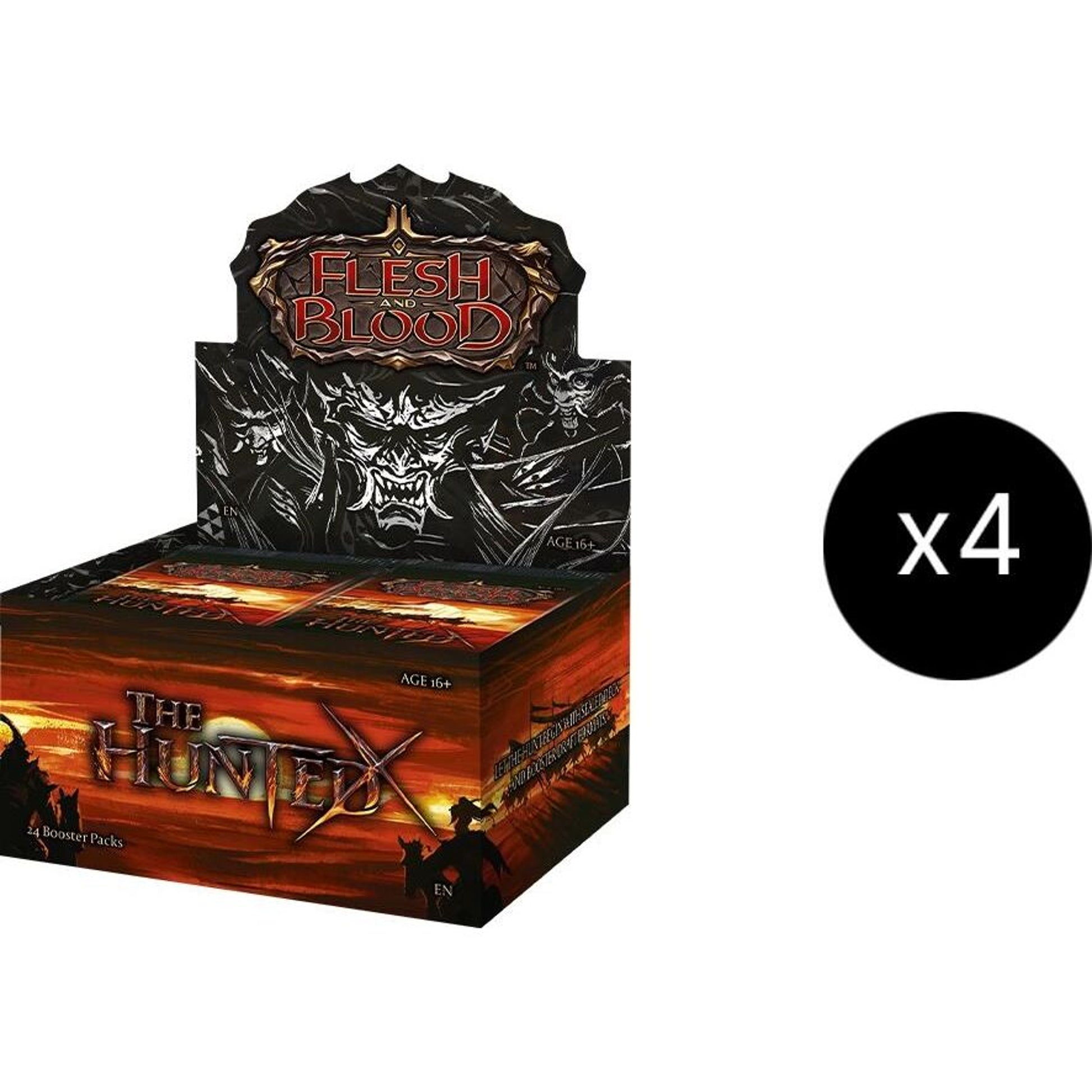 Image for The Hunted Booster Box Case - Flesh and Blood TCG