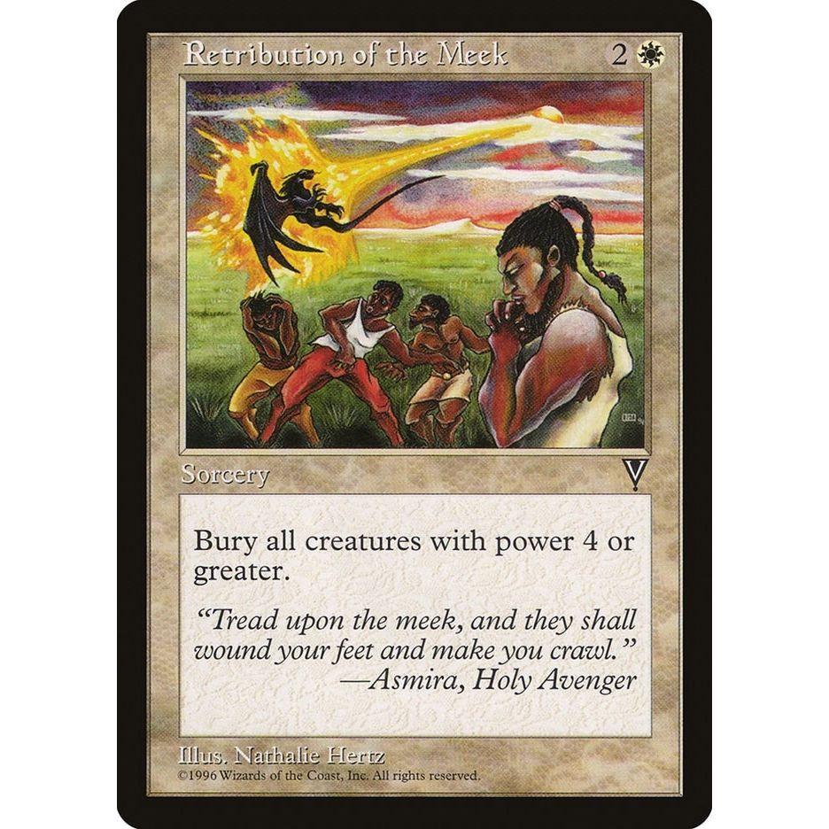 Image for Retribution of the Meek (VIS) - Magic: The Gathering