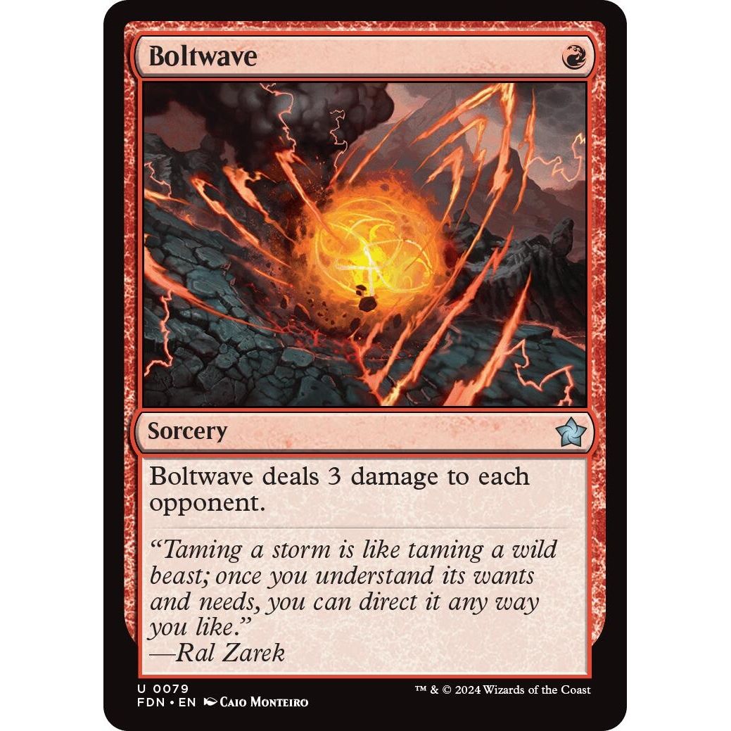Image for Boltwave (79) (FDN) - Magic: The Gathering