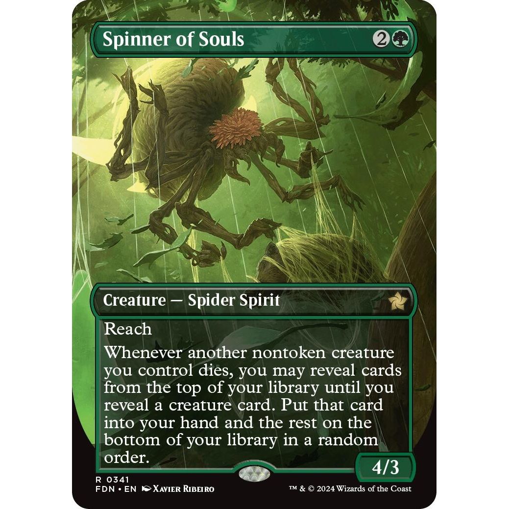 Image for Spinner of Souls (Borderless) (341) (FDN) - Magic: The Gathering