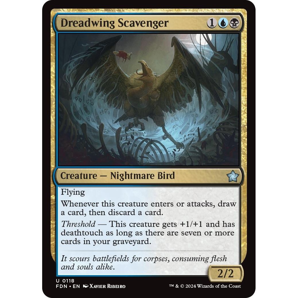 Image for Dreadwing Scavenger (118) (FDN) - Magic: The Gathering