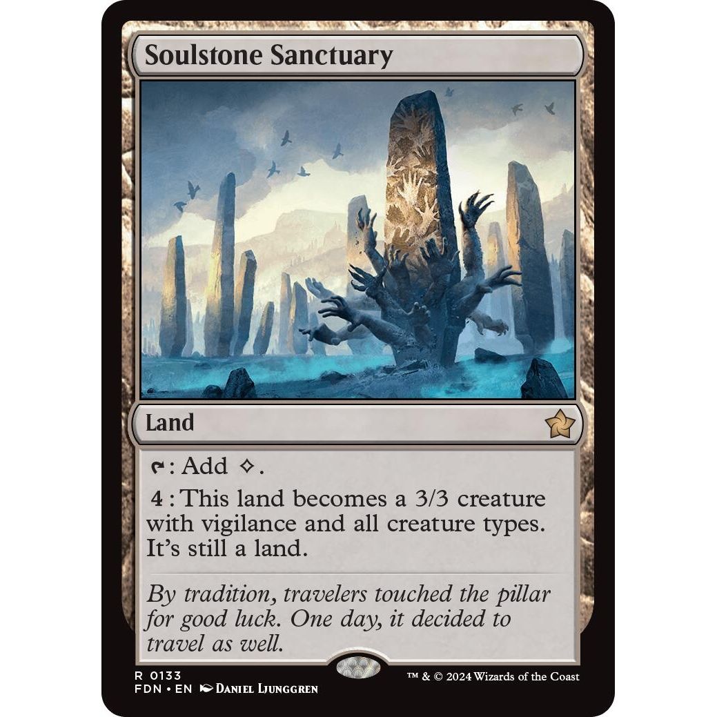 Image for Soulstone Sanctuary (133) (FDN) - Magic: The Gathering
