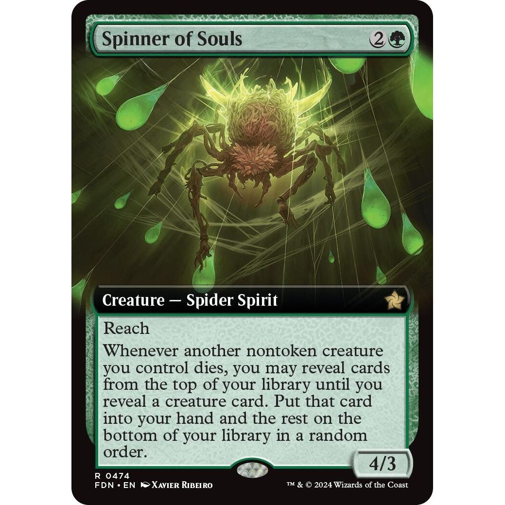 Image for Spinner of Souls (Extended Art) (474) (FDN) - Magic: The Gathering