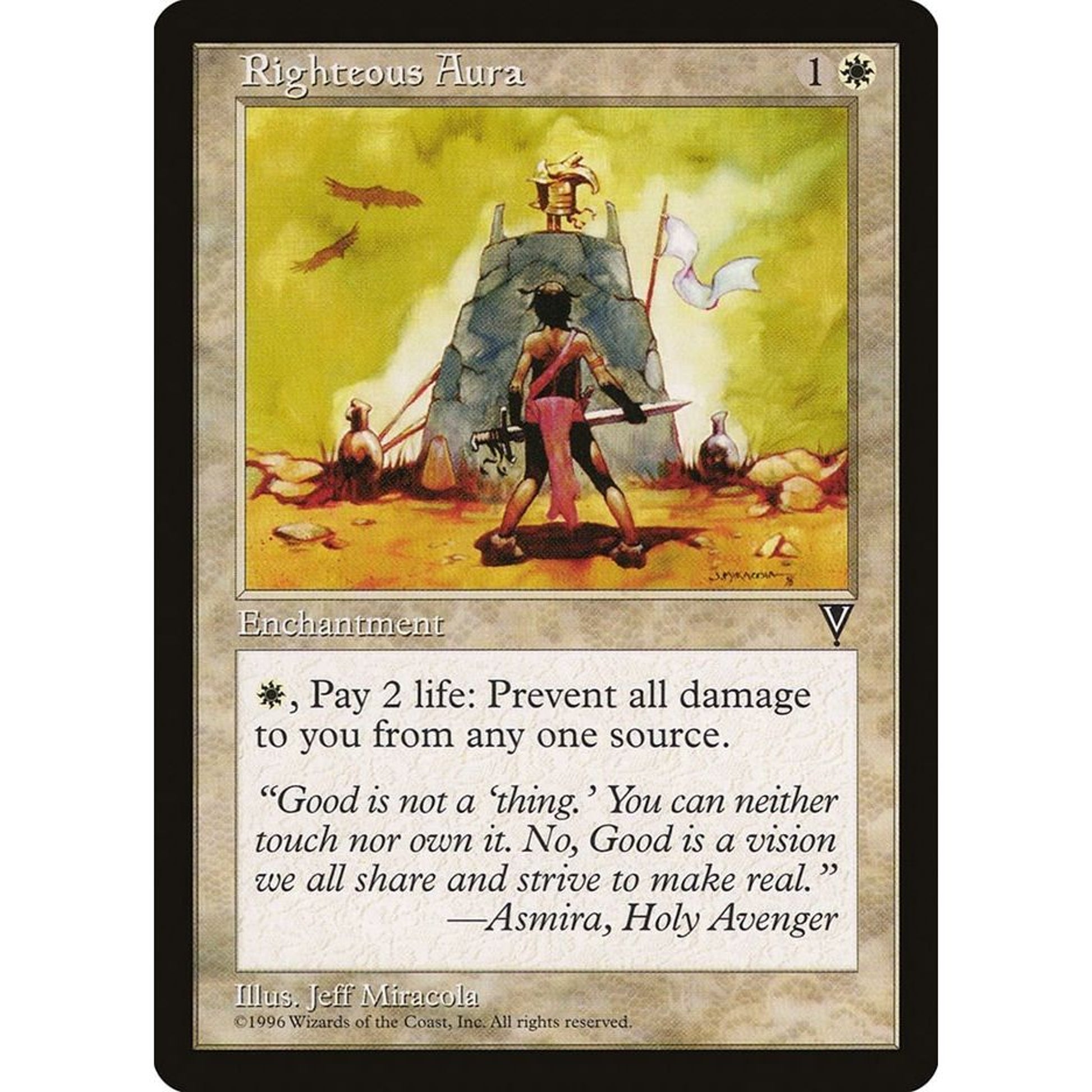 Image for Righteous Aura (VIS) - Magic: The Gathering