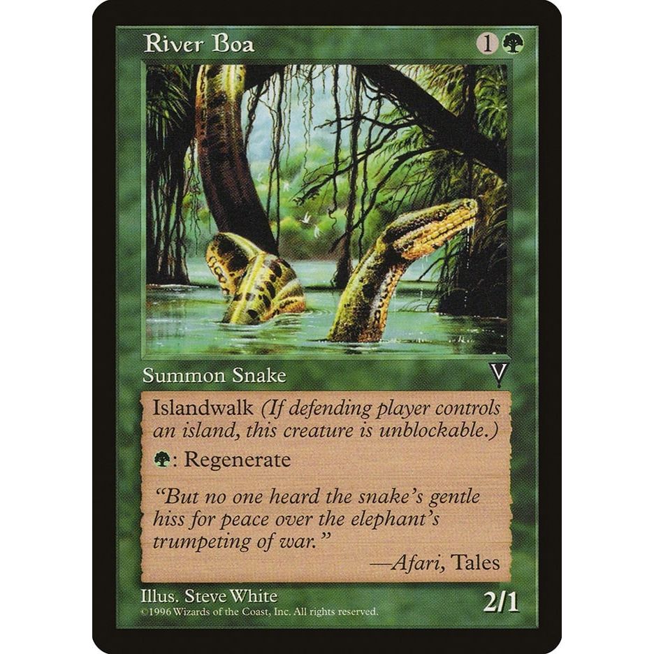Image for River Boa (VIS) - Magic: The Gathering