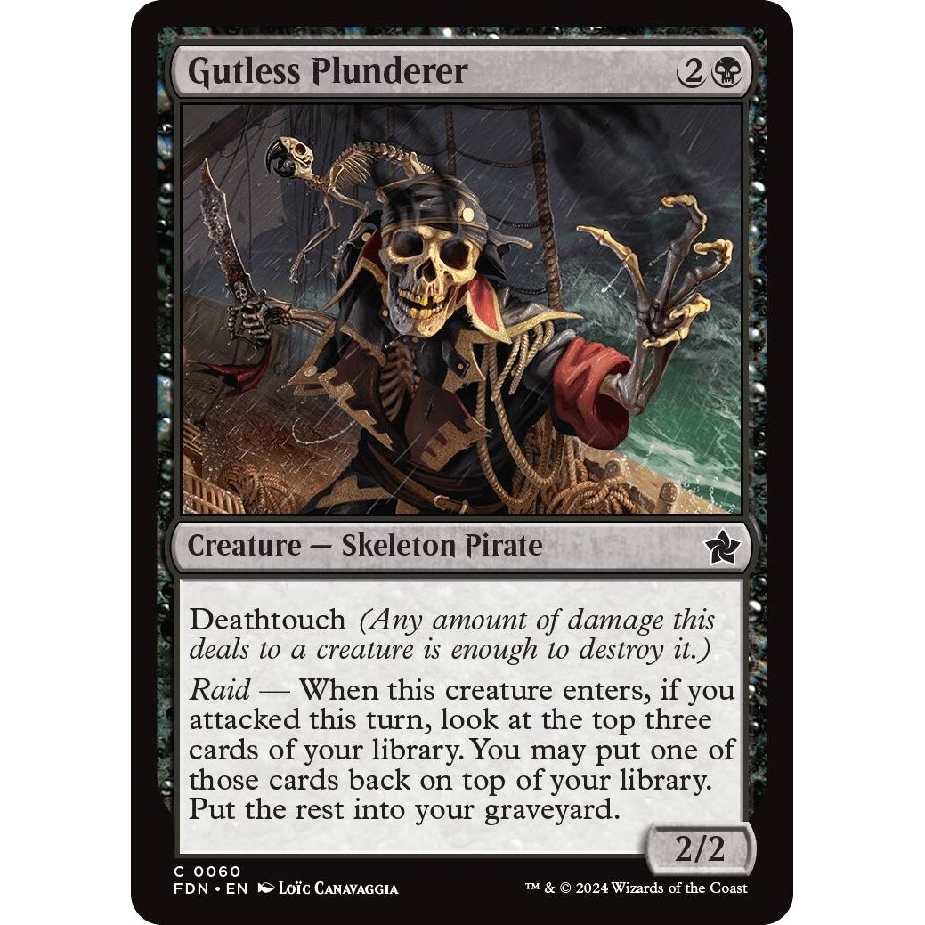 Image for Gutless Plunderer (60) (FDN) - Magic: The Gathering