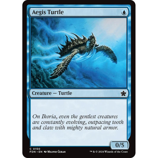 Image for Aegis Turtle (150) (FDN) - Magic: The Gathering