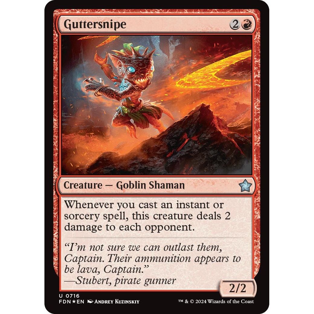 Image for Guttersnipe (716) (FDN) - Magic: The Gathering
