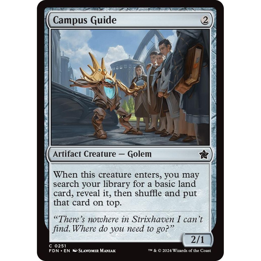 Image for Campus Guide (251) (FDN) - Magic: The Gathering