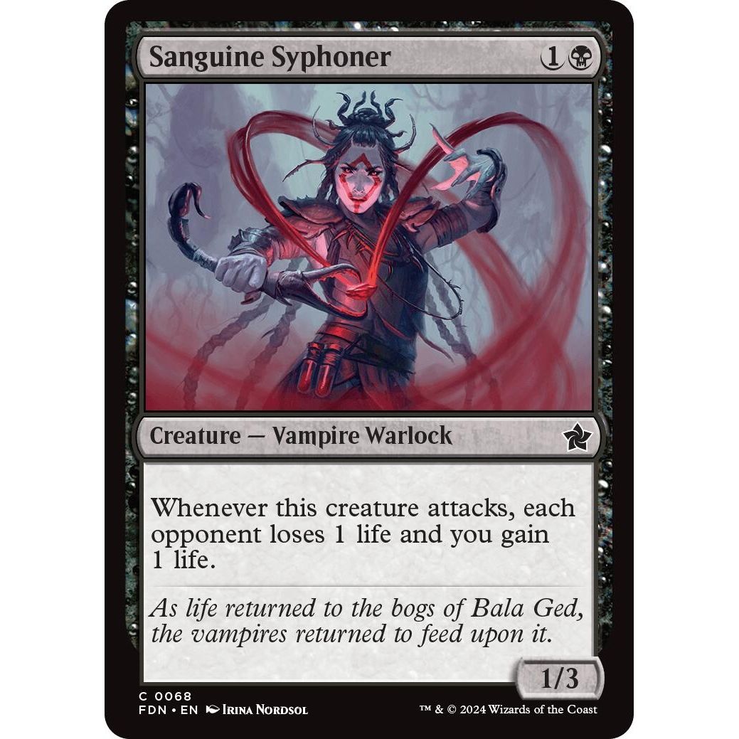 Image for Sanguine Syphoner (68) (FDN) - Magic: The Gathering