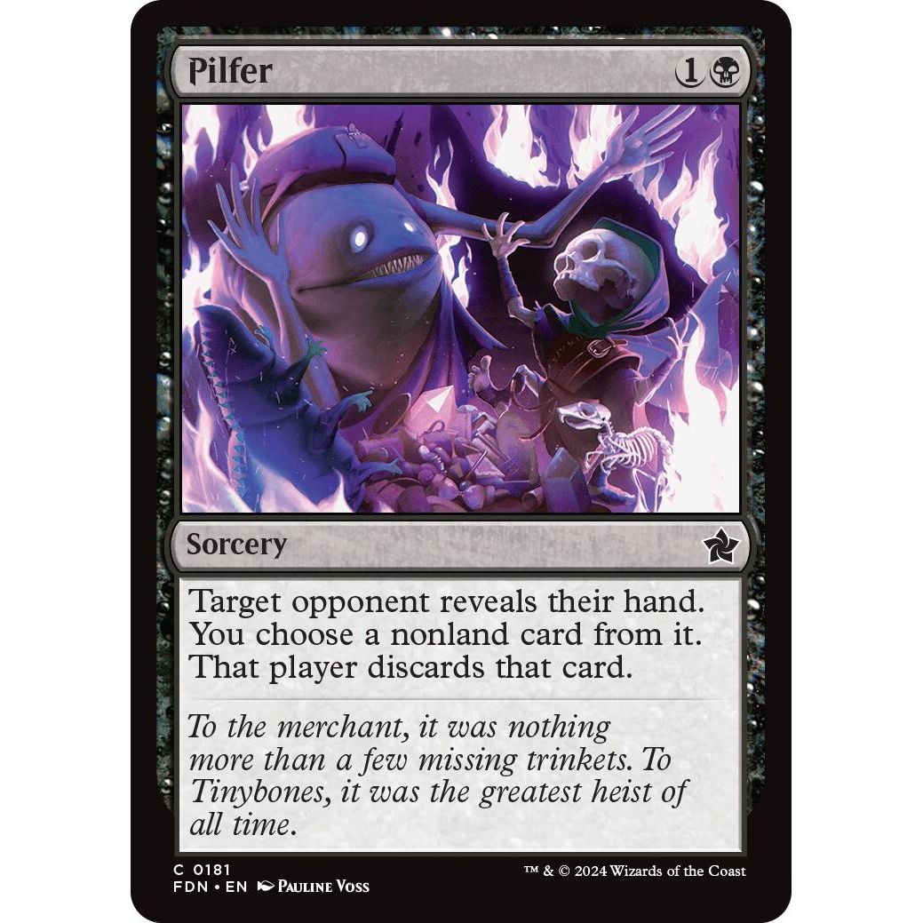 Image for Pilfer (181) (FDN) - Magic: The Gathering