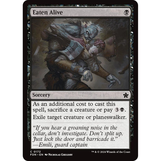 Image for Eaten Alive (172) (FDN) - Magic: The Gathering