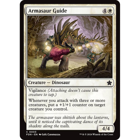 Image for Armasaur Guide (3) (FDN) - Magic: The Gathering