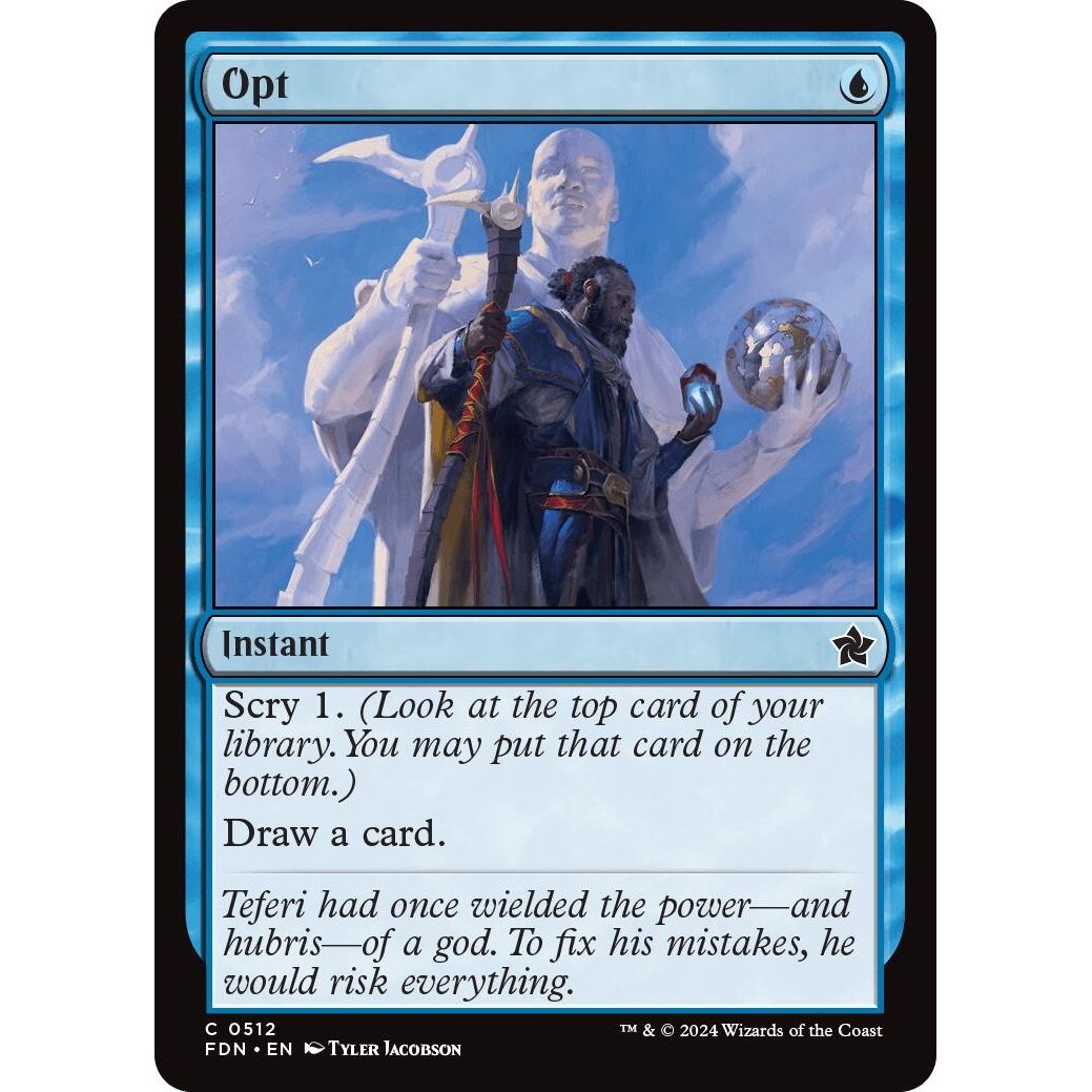 Image for Opt (512) (FDN) - Magic: The Gathering