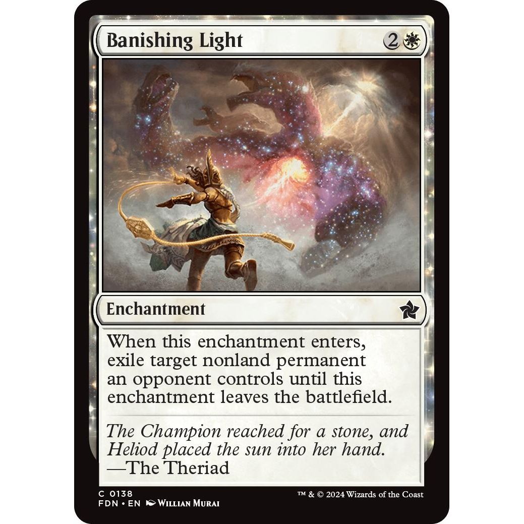 Image for Banishing Light (138) (FDN) - Magic: The Gathering
