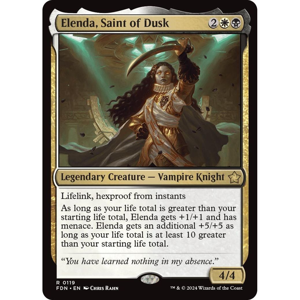 Image for Elenda, Saint of Dusk (119) (FDN) - Magic: The Gathering