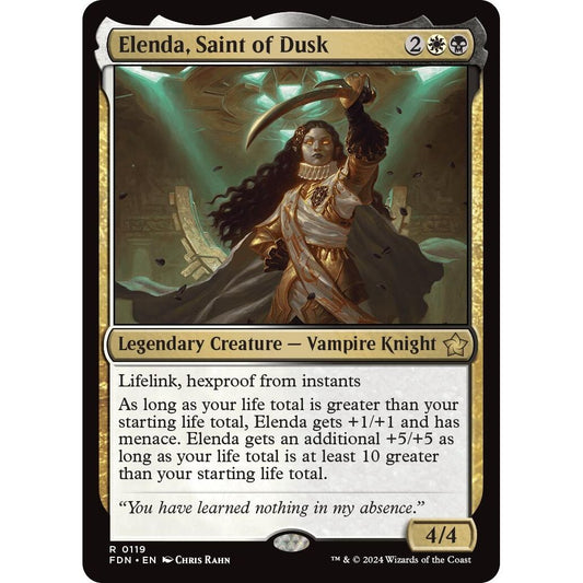 Image for Elenda, Saint of Dusk (119) (FDN) - Magic: The Gathering